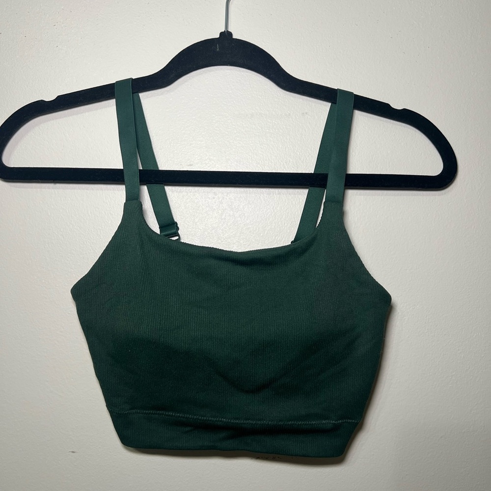 Aerie Superchill Dark Green Padded Bra